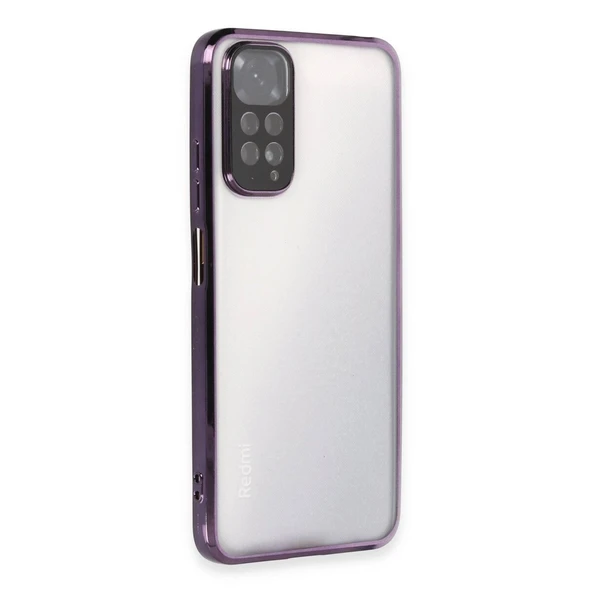 Note 11 Kılıf Lensli - Mor ürün görseli 1