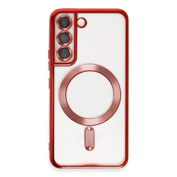 Galaxy S22 Kılıf Kross Magneticsafe Kapak - Kırmızı ürün görseli 1