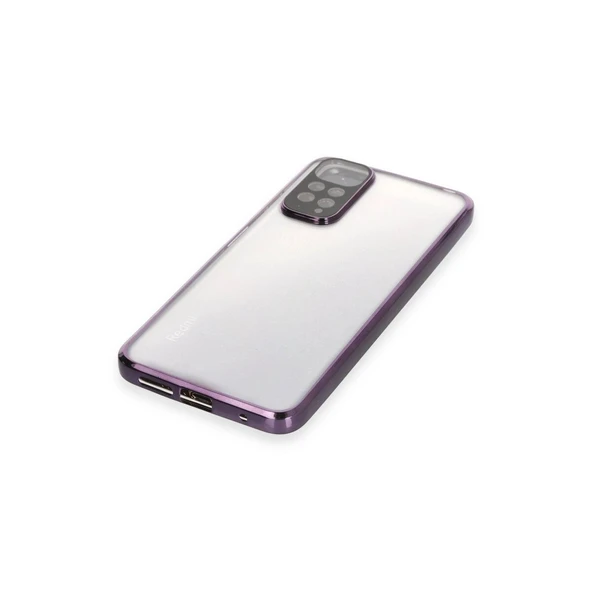 Note 11 Kılıf Lensli - Mor - Resim 4