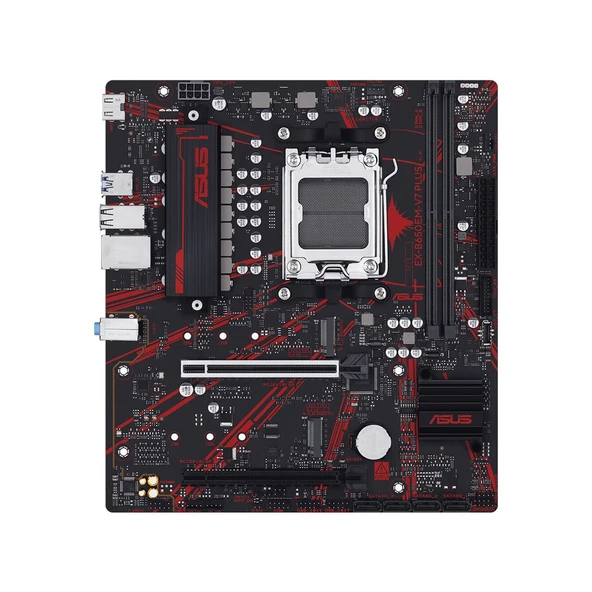 ASUS EX-B650EM-V7 PLUS AMD Soket AM5 AMD B650 DDR5 8200+MT/s mATX Anakart ürün görseli 1
