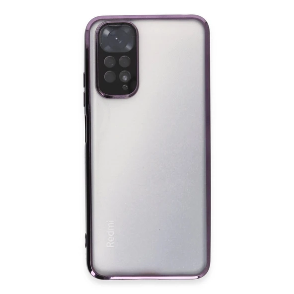 Note 11 Kılıf Lensli - Mor - Resim 2