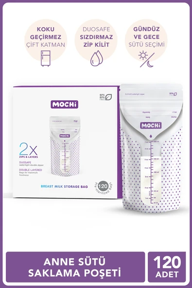 Mochi Anne Sütü Poşeti 200 ml 120 Adet ürün görseli 1