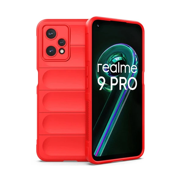 Realme 9 Pro 5g Kılıf Optimum - Kırmızı ürün görseli 1