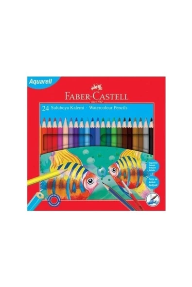 Faber-castell Aquarell Sulu Boya Kalemi 24'lü ürün görseli 1