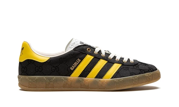 adidas x Gucci Gazelle Black GG Monogram ürün görseli 1