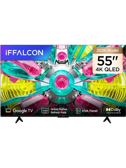 Iffalcon 55U75A 4K Ultra HD 55 140 Ekran Uydu Alıcılı Google Smart QLED TV ( TEŞHİR ) ürün görseli 1