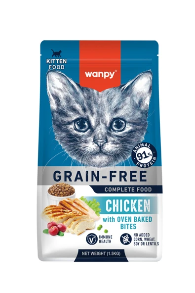 Tavuklu Tahılsız Yavru Kedi Maması 1.5 Kg ürün görseli 1