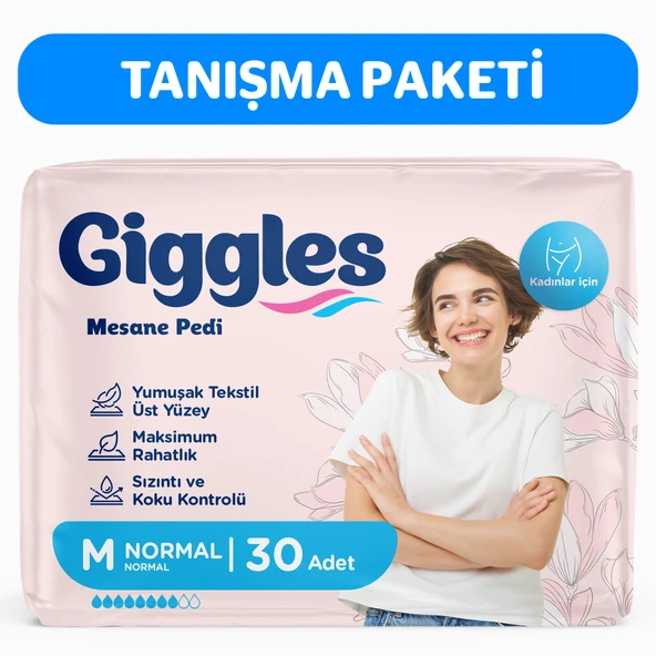 Giggles Kadın Mesane Pedi Medium(Normal) 30 Adet ürün görseli 1