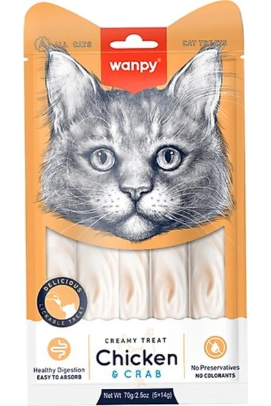 Tavuklu¥geçli Sıvı Kedi Ödülü 5*14 Gr. ürün görseli 1