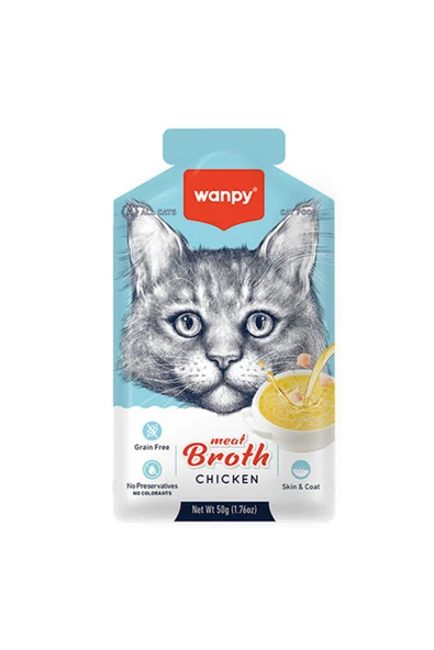 Tavuk Etli Tahılsız Kedi Çorbası 50 Gr ürün görseli 1