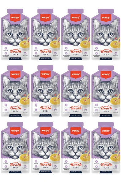 Ördekli Tahılsız Kedi Çorbası 50gr - 12 Adet ürün görseli 1