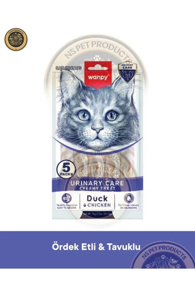Urinary Care - Üriner Sistem Destek Ördek & Tavuk Kedi Krema Ödül Maması 5x14gr ürün görseli 1