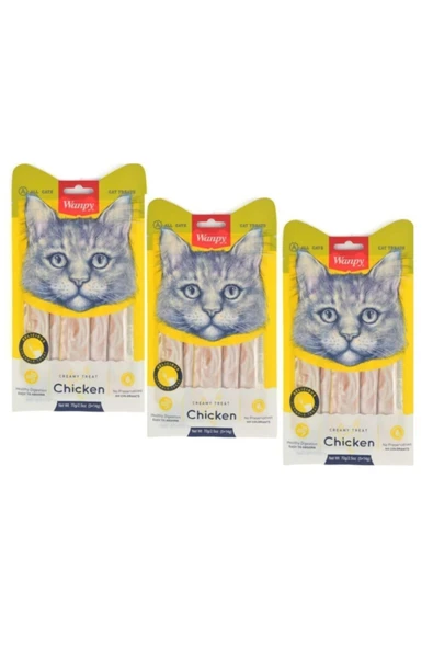 Tavuklu 70 gr 3 Adet Sıvı Kedi Ödül ürün görseli 1