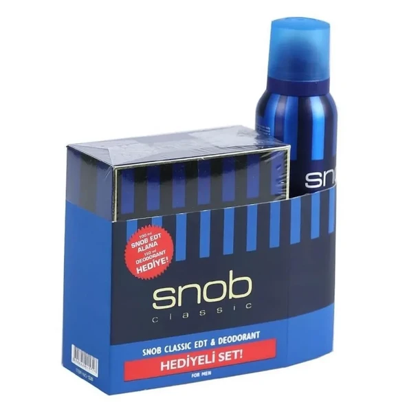 Snob Classıc Parfum Seti 100 Ml Parfum 150 Ml Deodorant ürün görseli 1