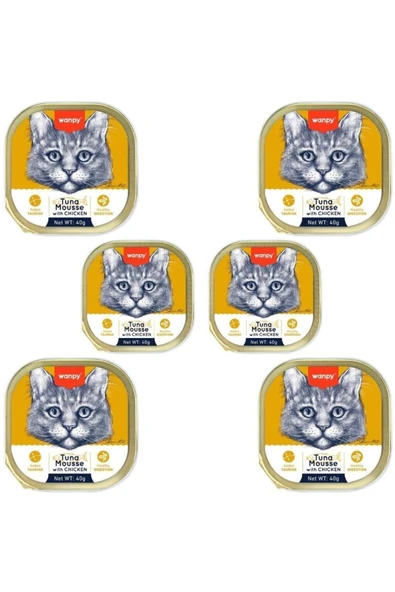 Ton Balıklı Ve Tavuklu Alutray Kedi Yaş Maması 40 Gr x 6 Adet ürün görseli 1