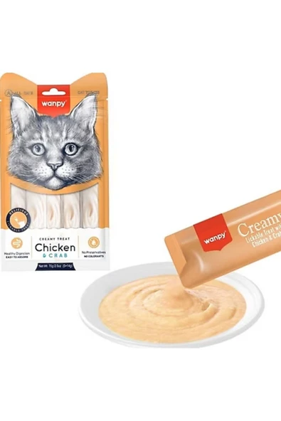 Tavuklu Yengeçli Sıvı Kedi Ödül Maması ürün görseli 1