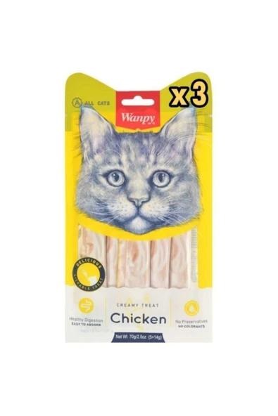 Tavuklu Likit Kedi Ödülü 5x14 gr 3 Adet ürün görseli 1