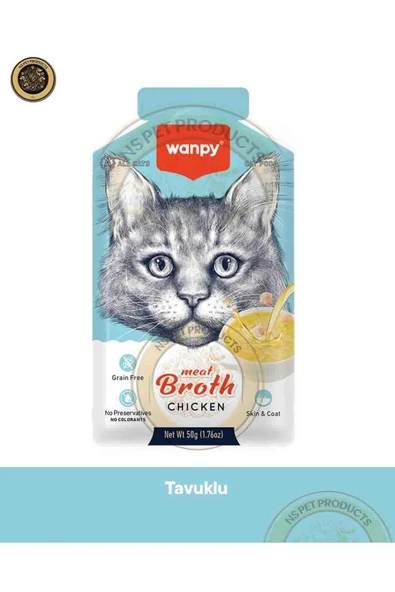 Tavuk Eti Çorbası Kedi Ödül Maması 50 gr ürün görseli 1