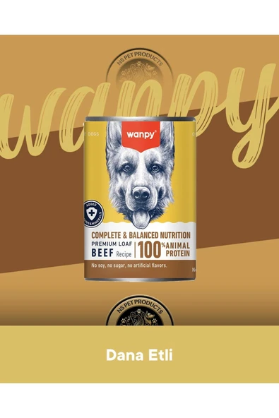 Dana Etli Ezme Köpek Konservesi 375 gr ürün görseli 1