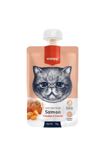 Taze Somonlu&Tavuklu Kedi Et Ezmesi 90Gr ürün görseli 1