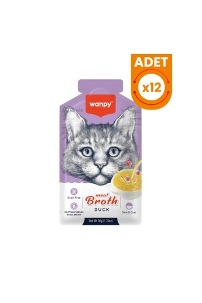 Ördek Etli Tahılsız Kedi Çorbası 12 Adet 50 Gr ürün görseli 1