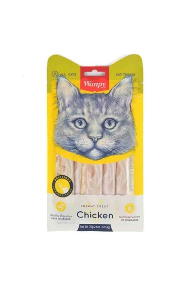 Sıvı Kedi Ödül Maması Tavuk Etli 5x14 Gr ürün görseli 1