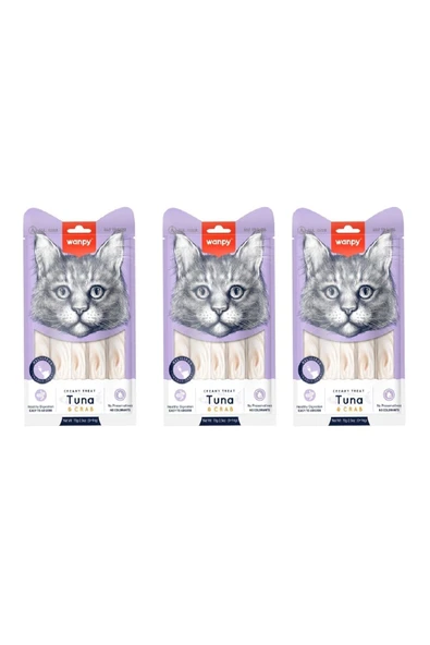 Ton Balıklı & Yengeçli Kedi Sıvı Ödülü 5 X 14 Gr. 3 Lü Paket ürün görseli 1
