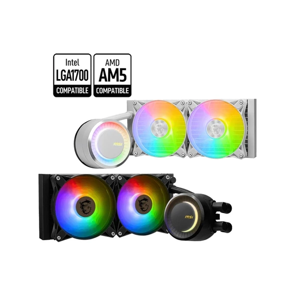 MSI Mag Coreliquid E240 240 mm İşlemci Sıvı Soğutucu ürün görseli 1