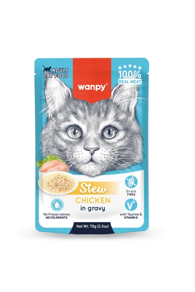 70g Pouch Tavuklu Yaş Kedi Maması ürün görseli 1