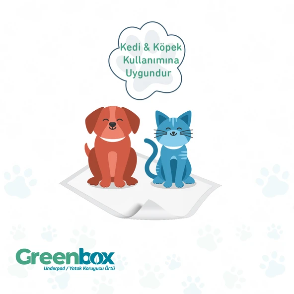 Greenbox 60x90 Hijyenik Tuvalet Eğitim Pedi 30'lu 3 Paket 90 Adet ürün görseli 1