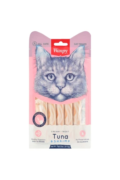 Ton Balıklı Ve Karidesli Sıvı Kedi Ödül Maması ürün görseli 1