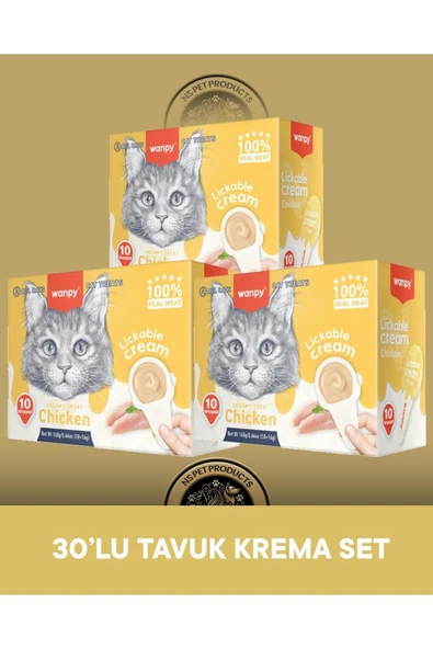 Lickable Cream Tavuklu Kedi Ödül Maması 30x16 gr ürün görseli 1