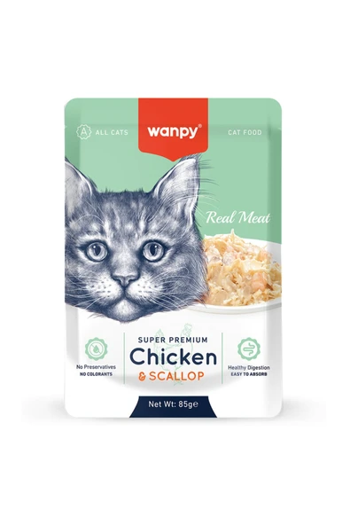 Pouch Tavuklu&deniz Taraklı Kedi Yaş Maması 85 gr ürün görseli 1