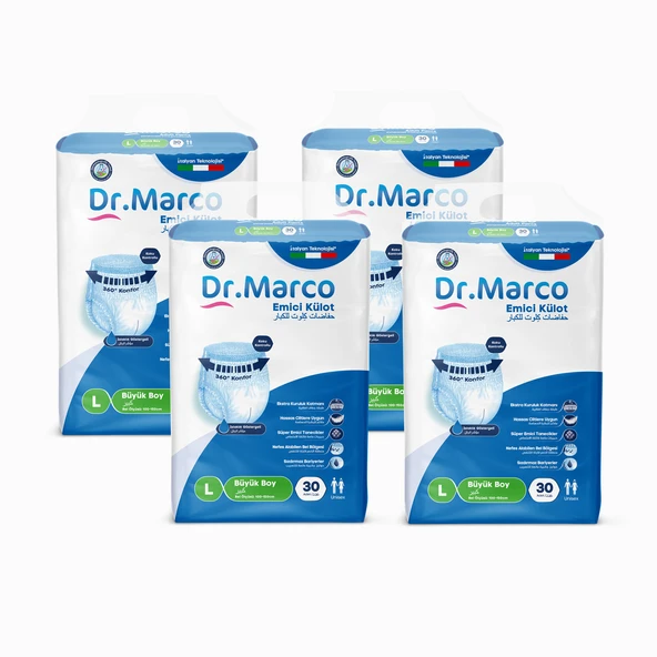 Dr.Marco Yetişkin Emici Külot Large 120 adet ürün görseli 1