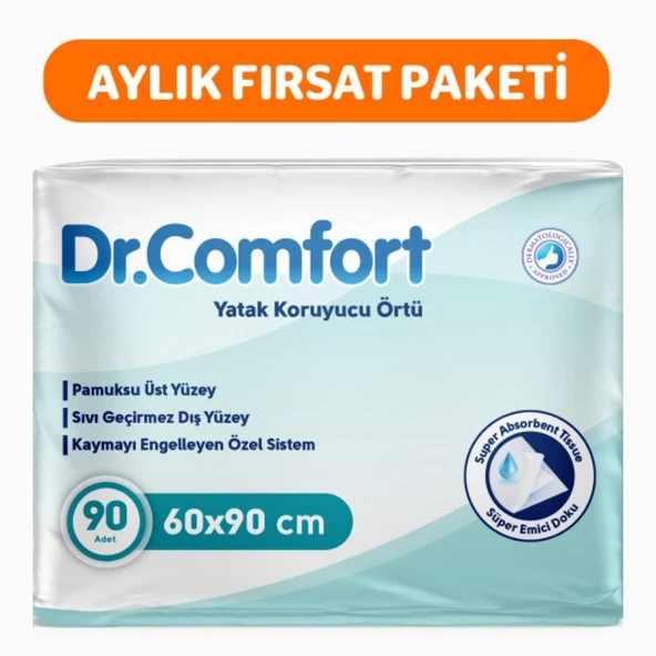Dr Comfort 60x90 Yatak Koruyucu Örtü 30'lu 3 Paket 90 Adet ürün görseli 1