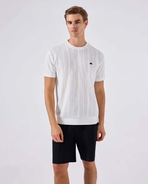 Ellesse Erkek Triko Tişört 6Sm5057 - Resim 3