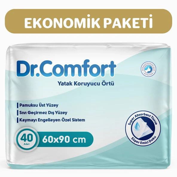 Dr Comfort 60x90 Yatak Koruyucu Örtü 4 Paket- 40 Adet ürün görseli 1