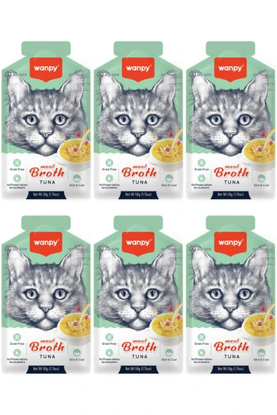 Ton Balıklı Tahılsız Kedi Çorbası 50gr - 6 Adet ürün görseli 1