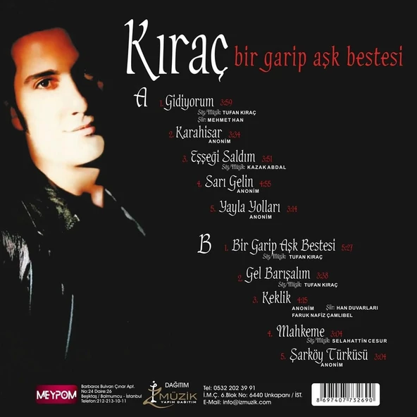 Kıraç Bir Garip Aşk Bestesi - Plak - Resim 2
