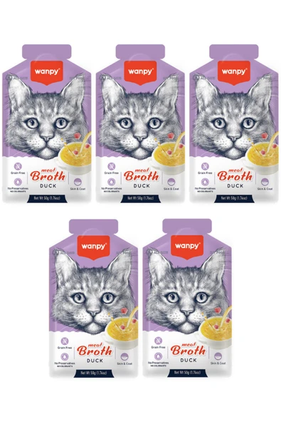 Ördekli Tahılsız Kedi Çorbası 50gr - 5 Adet ürün görseli 1