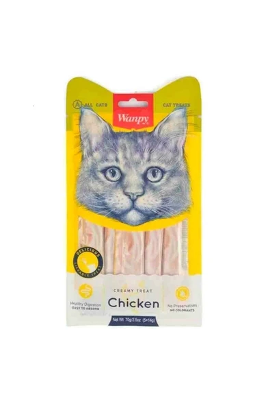 Tavuklu Sıvı Kedi Ödül Maması 5 X 14 gr ürün görseli 1