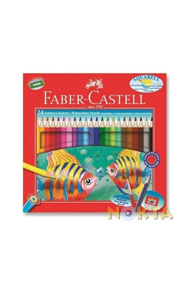 Faber Castell 24 Renk Kuru Boya Redlıne Aquarell ürün görseli 1