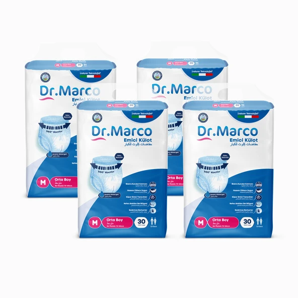 Dr.Marco Yetişkin Emici Külot Medium 120 adet ürün görseli 1