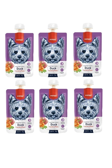 Taze Ördekli & Havuçlu Köpek Et Ezmesi 90 Gr. X 6 Adet ürün görseli 1