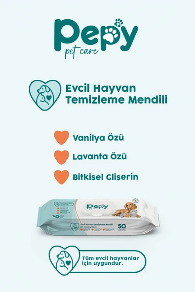 Hayvan Temizleme  Mendili - Resim 3