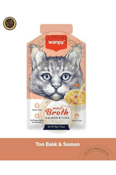 Somon & Ton Balık Çorbası Kedi Ödül Maması 50 gr ürün görseli 1