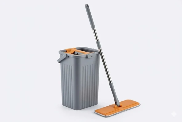 ŞeyliŞeyler - Arı-Mop Premium Vento Tablet Mop Seti - Mikrofiber Temizlik Paspas ve Kova ürün görseli 1