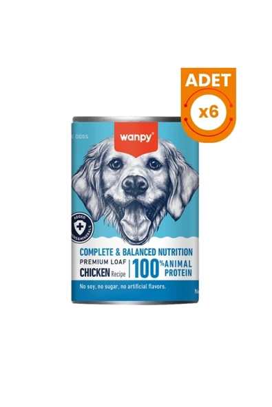 TavukluTahılsız Yetişkin Konserve Köpek Maması 375 Gr 6 Adet ürün görseli 1
