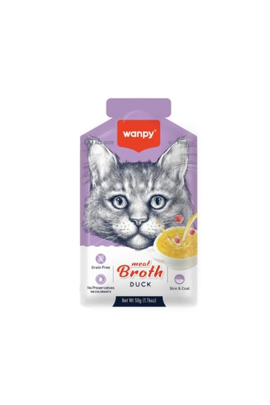 kediler için ördek etli çorba 50gr ürün görseli 1