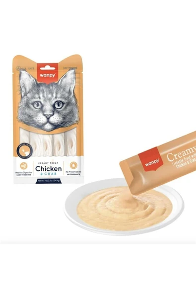 Sıvı Kedi Ödül Maması Yengeç Ve Tavuklu ürün görseli 1
